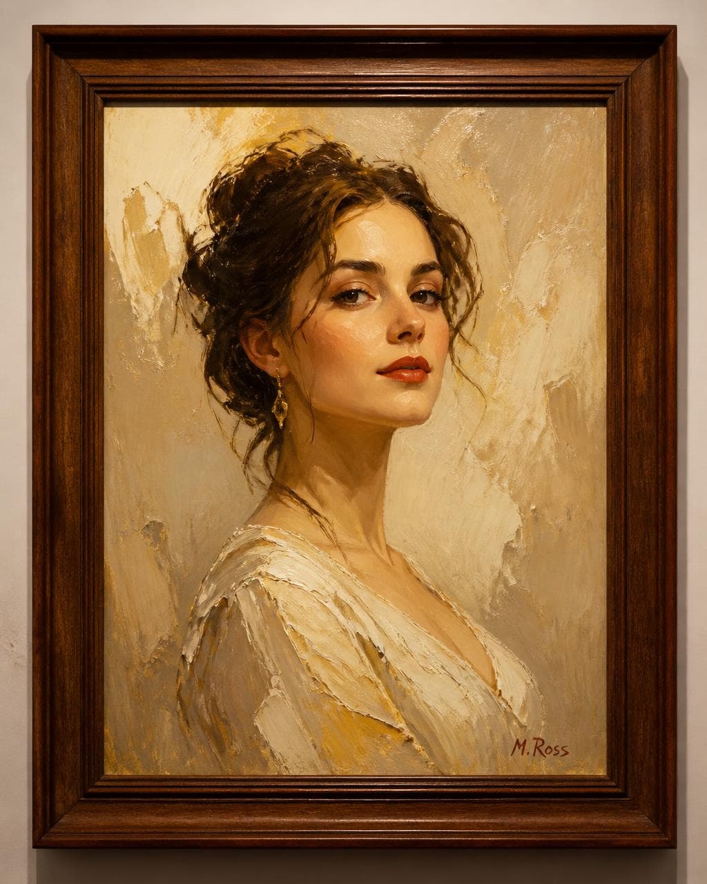 Where Every Canvas Finds Its Collector - Framed original painting by M. Ross